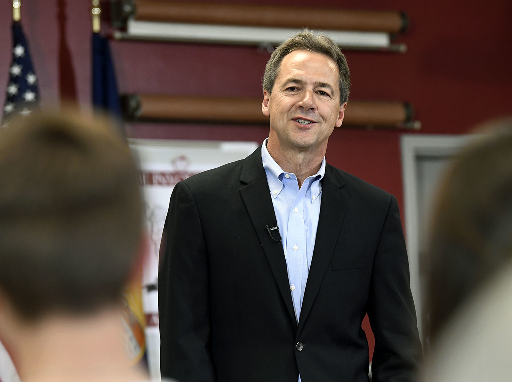 Montana Gov. Steve Bullock speaks at Helena High